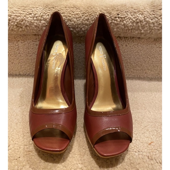 New Vince Camuto Keller Platform Block Heel - 8 - Picture 3 of 5